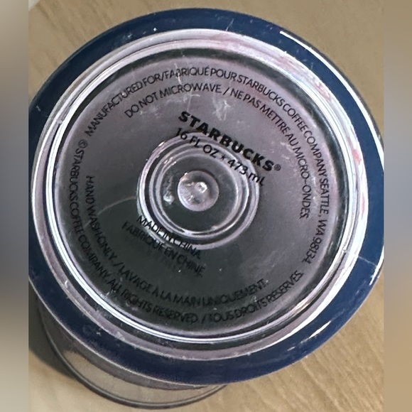 Starbucks Holiday Dove Holly Deer Christmas Travel Tumbler 16oz w/ Lid - Picture 7 of 7